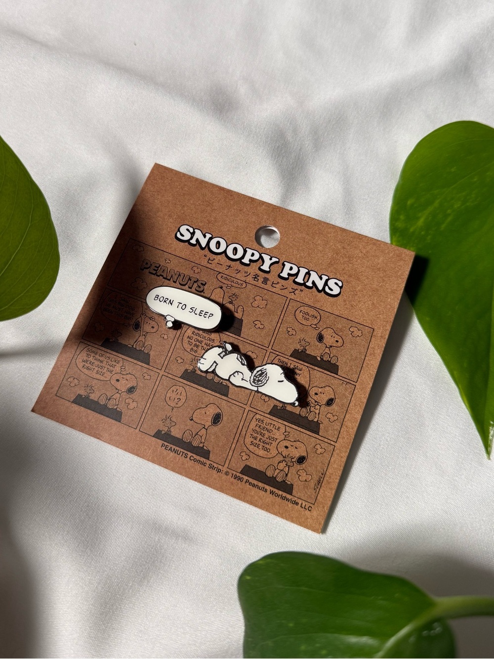 BNWT Peanuts Snoopy “Born to Sleep” Pin Set | Japan Exclusive Collectible